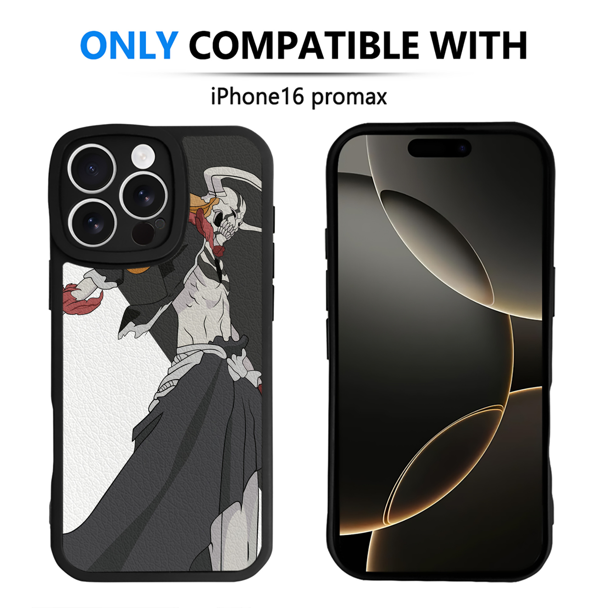 （画像用） ブリーチ BLEACH 【iPhone 16シリーズ対応】シリコンスマホケース（レザー調） 材質：シリコン